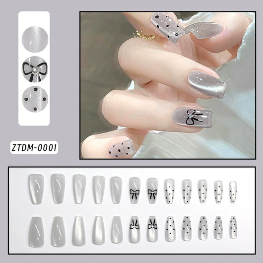 Uñas Postizas Diseño Estrellas y Luna - Image 13