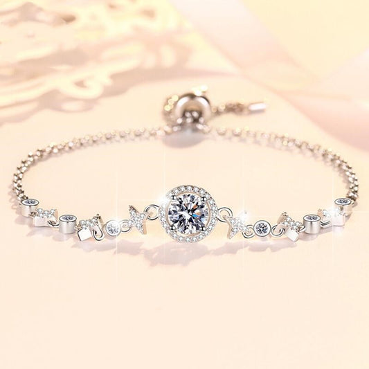 Pulsera de Plata Esterlina 925 con Diamante Moissanita para Mujer - Image 2