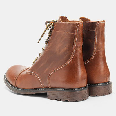Botas Altas de Caña Estilo Europeo y Americano con Detalles Texturizados - Image 3