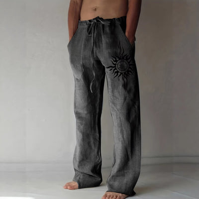 Pantalones Holgados de Pierna Ancha para Hombre - Comodidad Diaria - Image 4