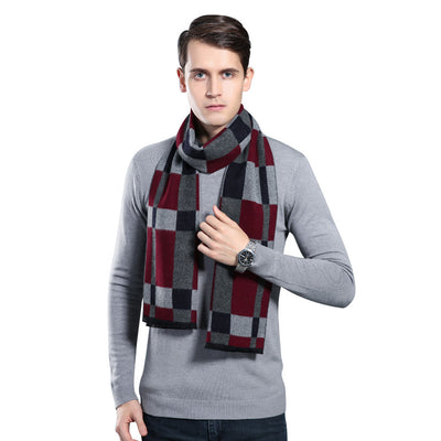 Bufanda de Cachemira para Hombre Otoño Invierno - Image 22