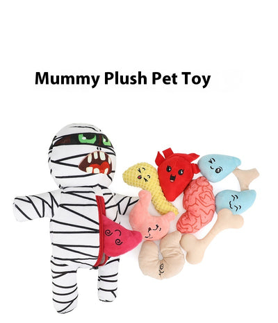Juguete Interactivo de Peluche Momia con Escondite de Alimentos - Image 9