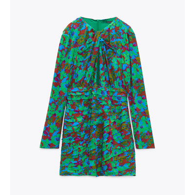 Vestido Retro Estampado Floral para Mujer - Image 8