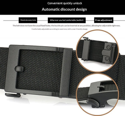 Cinturón Táctico Deportivo con Hebilla Automática Ajustable - Image 10