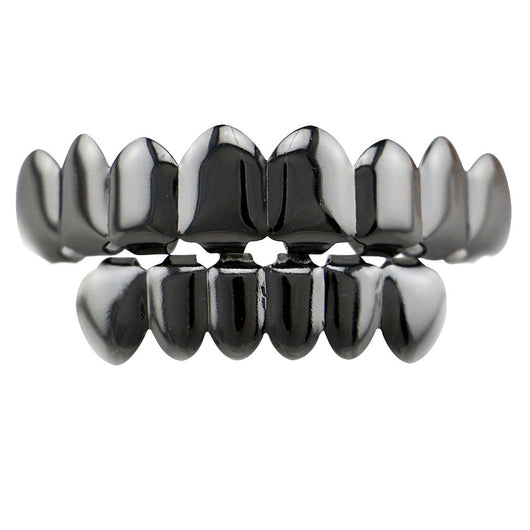 Frenos Dentales Hip Hop Chapados en Oro 18K para Hombre y Mujer - Image 11
