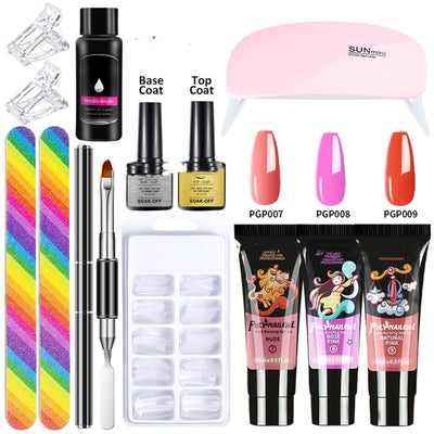 Set de 13 Piezas de Pegamento Cristal para Uñas Extendidas - Image 15