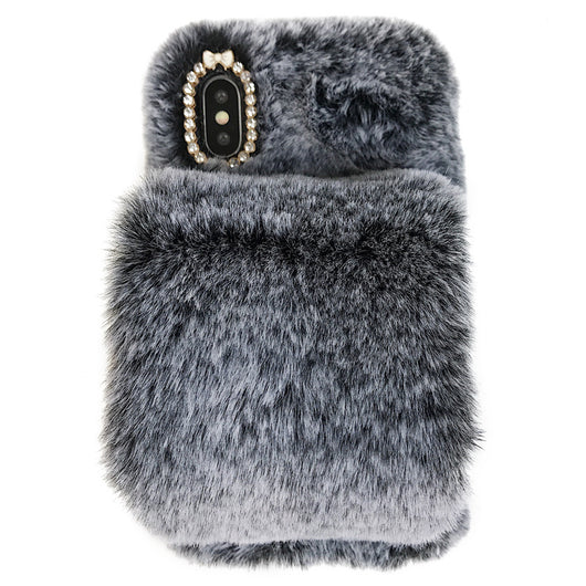 Funda para iPhone con Pulsera Conejo de Peluche Cálido - Image 4
