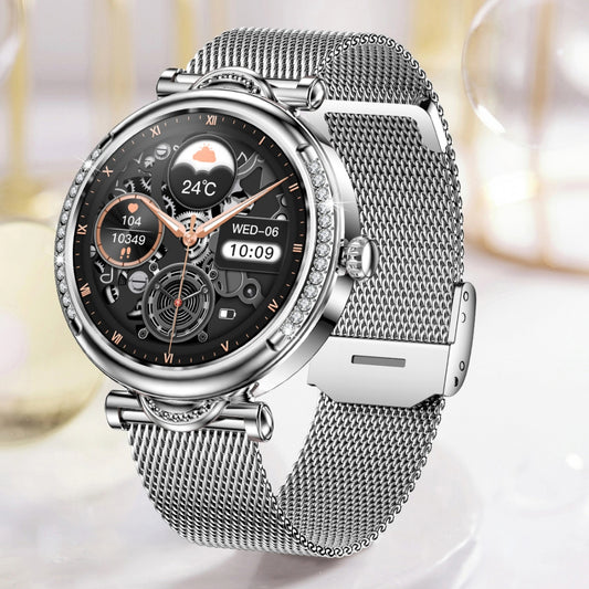 Reloj Inteligente para Mujer con Monitoreo de Salud y Llamadas Bluetooth