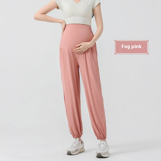 Pantalones Deportivos de Maternidad Talla Grande con Protección Solar Ice Silk - Image 6