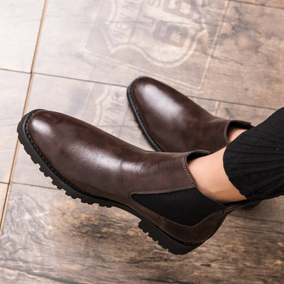 Botas Altas de Cuero Grabado Estilo Vintage - Image 11