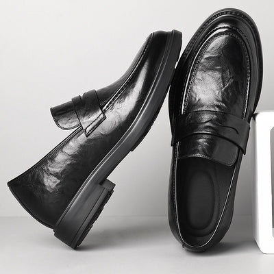 Zapatos de Cuero Slip-On Elevados para Negocios Casuales - Image 4