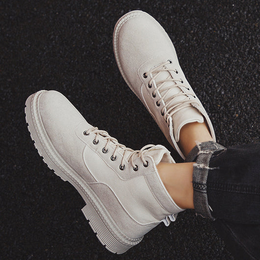 Botas Martin Hombre Estilo Británico - Zapatos Trabajo Versátil Tendencia - Image 2