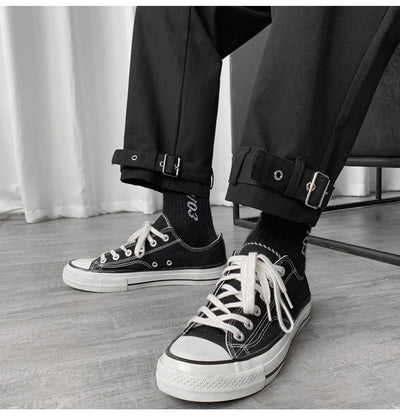 Pantalones Cortos Overol Holgados Estilo Hong Kong para Hombre - Image 9