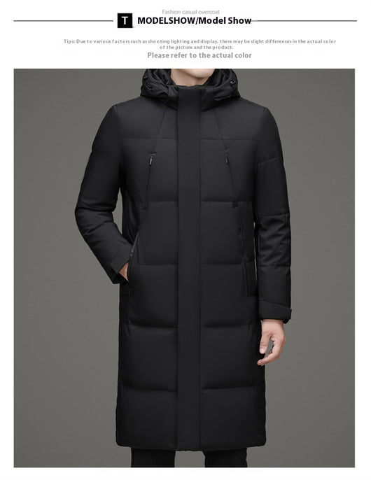Chaqueta Acolchada de Pato con Gorro Desmontable - Abrigo Cálido Hombre - Image 32