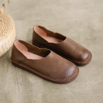 Zapatos de Cuero Genuino para Mujer Estilo Retro - Image 11