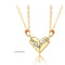 Love Couple Necklace Pair Of Magnet Stone Rotating Necklaces Kc Dorado