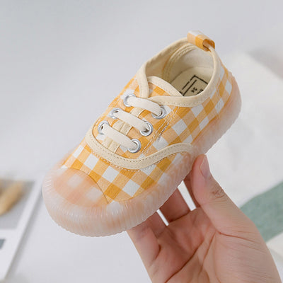 Zapatos de Lona a Cuadros con Elástico para Niños - Image 17