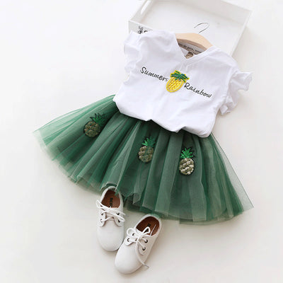 Conjunto Infantil de Dos Piezas Estampado Piña - Image 4