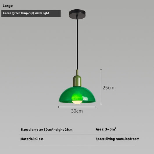 Lámpara Colgante Bauhaus Retro de Cristal para Restaurante - Image 28