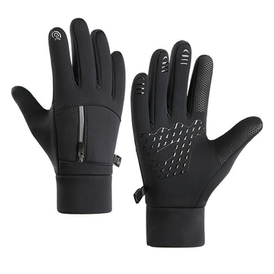 Guantes de Ciclismo Impermeables con Forro de Terciopelo Cálido - Image 11