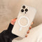 Funda Magnética Transparente con Animación Anti Caídas para Celular