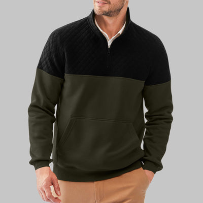 Sudadera con Capucha Color Block Casual para Hombre - Image 28