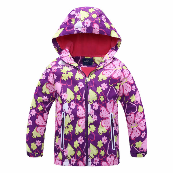 Chaqueta Cortavientos para Niñas - Impermeable y Resistente al Viento - Image 4