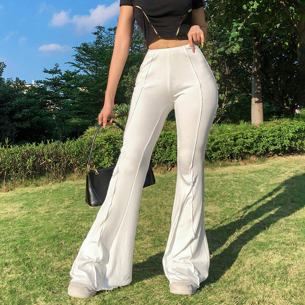 Pantalones Slim Casuales Mujer con Diseño Moderno y Corte Elegante