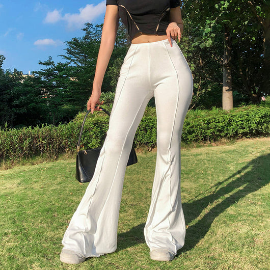 Pantalones Slim Casuales Mujer con Diseño Moderno y Corte Elegante