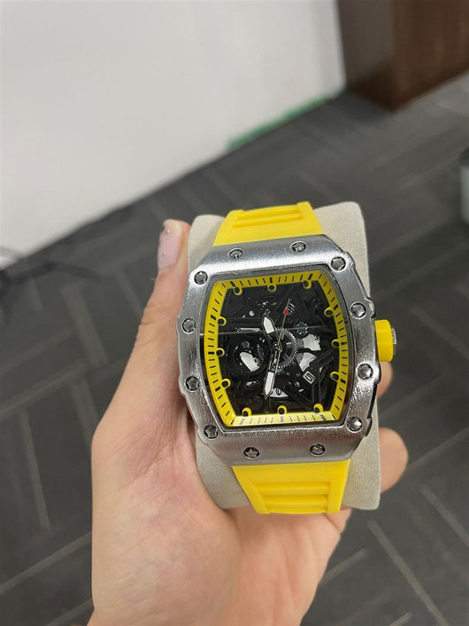 Reloj de Hombre Cilíndrico con Movimiento de Cuarzo Luminoso - Image 22