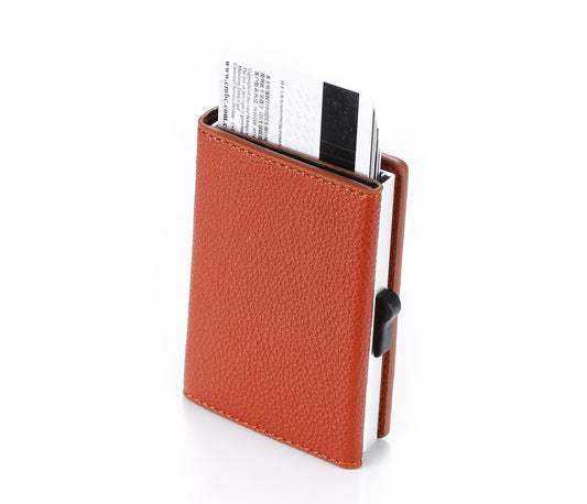 Estuche Metálico para Tarjetas con Eyector Automático