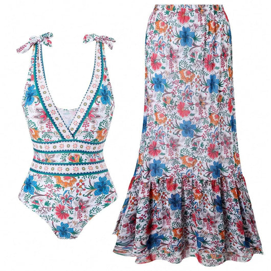 Traje de Baño Enterizo Étnico para Mujer - Image 5
