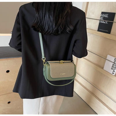 Bolso Mensajero Minimalista de Cuero para Mujer - Image 20