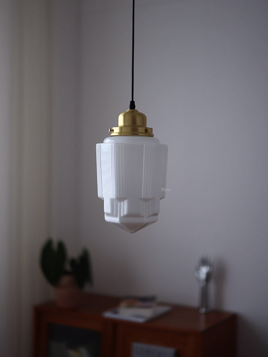 Lámpara Colgante Vintage Brass y Cristal para Dormitorio - Image 10