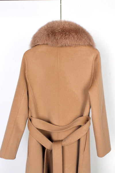 Abrigo de Lana Reversible Doble Faz con Cinturón - Corte Slim Otoño Invierno - Image 16