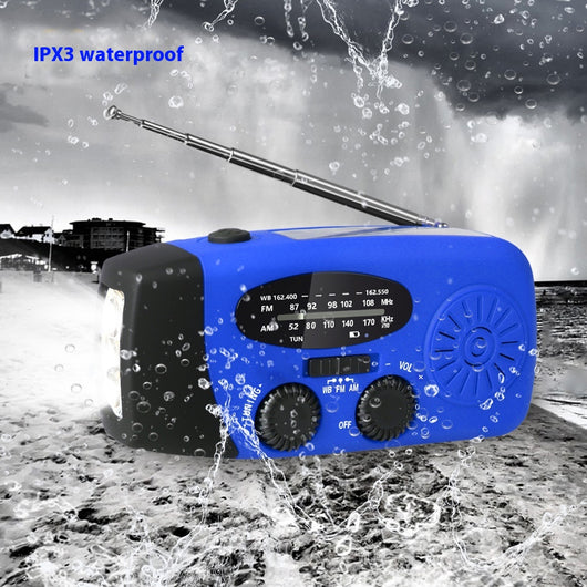Radio de Emergencia Solar Portátil con 3 LEDs - Image 3