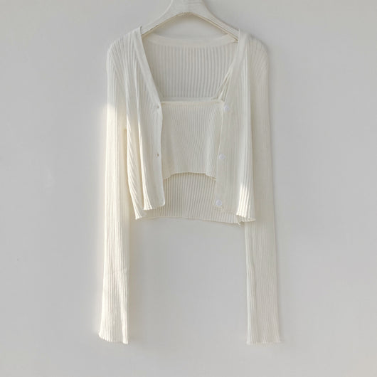 Cardigan Holgado Estilo Universitario para Mujer - Image 110