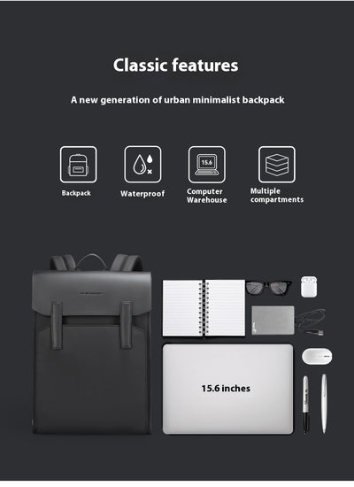 Mochila Ejecutiva Ligera de Gran Capacidad con Compartimento para Laptop - Image 9
