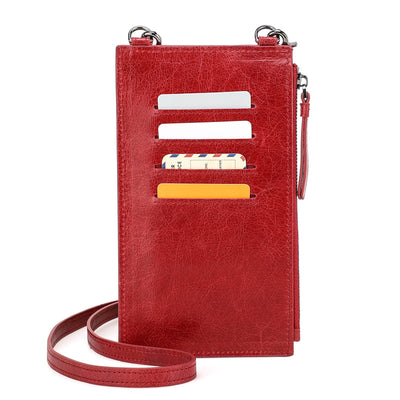 Bolso para Celular en Cuero Genuino - Cartera Táctil para Dama - Image 6