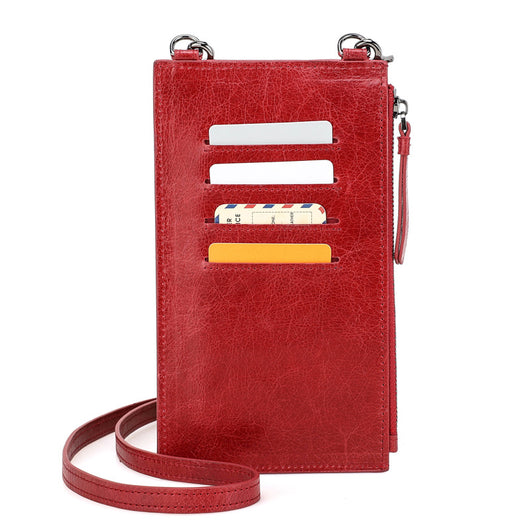 Bolso para Celular en Cuero Genuino - Cartera Táctil para Dama - Image 6