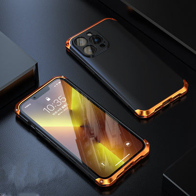 Funda Protectora de Marco Completo para Celular en Color Sólido