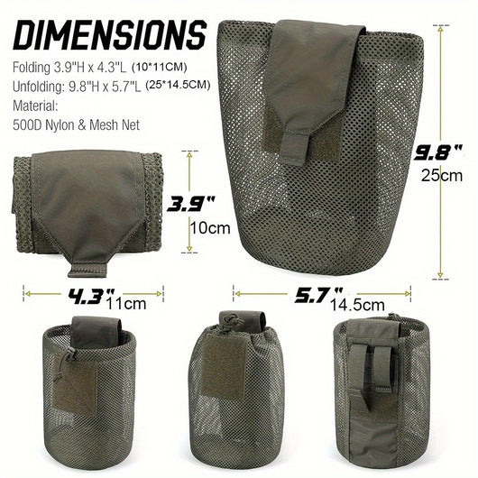 Bolsa Táctica de Cintura Plegable para Deportes al Aire Libre - Image 9