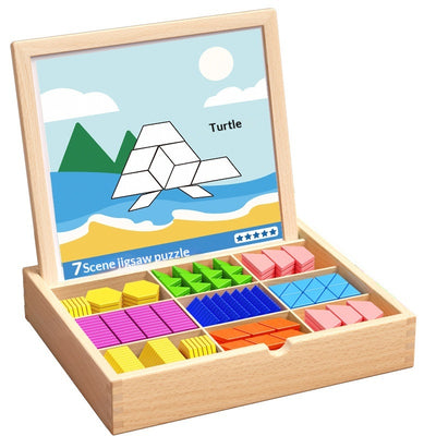 Puzzle Tangram Educativo para Niños - Bloques de Construcción Lógica - Image 5