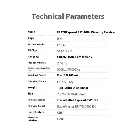 Receptor de Ala Fija Diversity para Drones UAV - Image 6