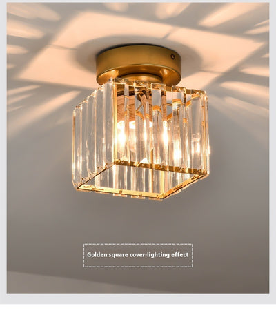 Lámpara de Techo Nórdica de Cristal con Diseño Creativo para Pasillos - Image 13
