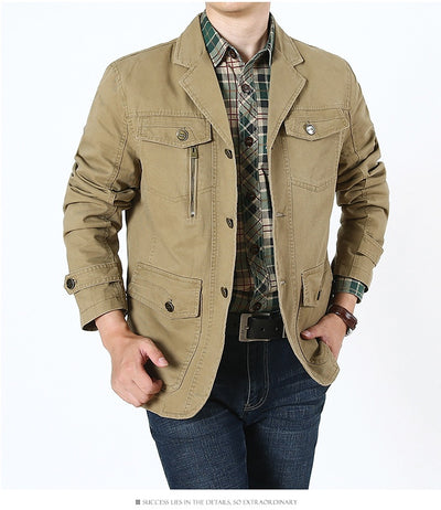 Chaqueta de Algodón Premium para Hombre - Estilo Casual Versátil - Image 15
