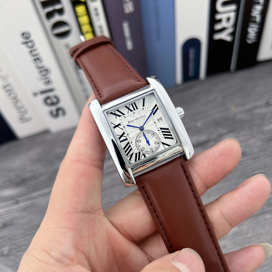 Reloj de Cuarzo Tanque Cuadrado para Hombre - Image 7