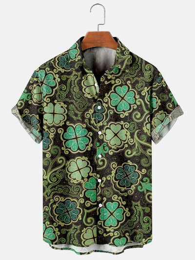 Camisa Casual Hombre Estampado Música y Batería - Image 7