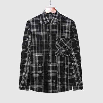 Camisa Cuadros Algodón Transpirable Ajuste Slim para Hombre - Image 4