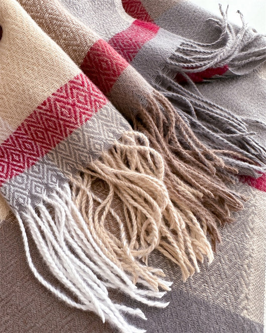 Bufanda Unisex Otoño Invierno con Borlas - Versátil para Cualquier Estilo - Image 26